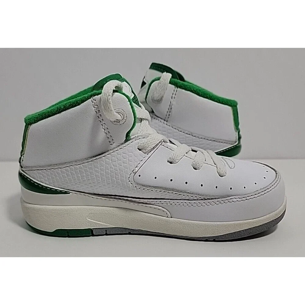 Air Jordan 2 Retro Lucky Green size‎ 9C Toddler shoes DQ8563-103